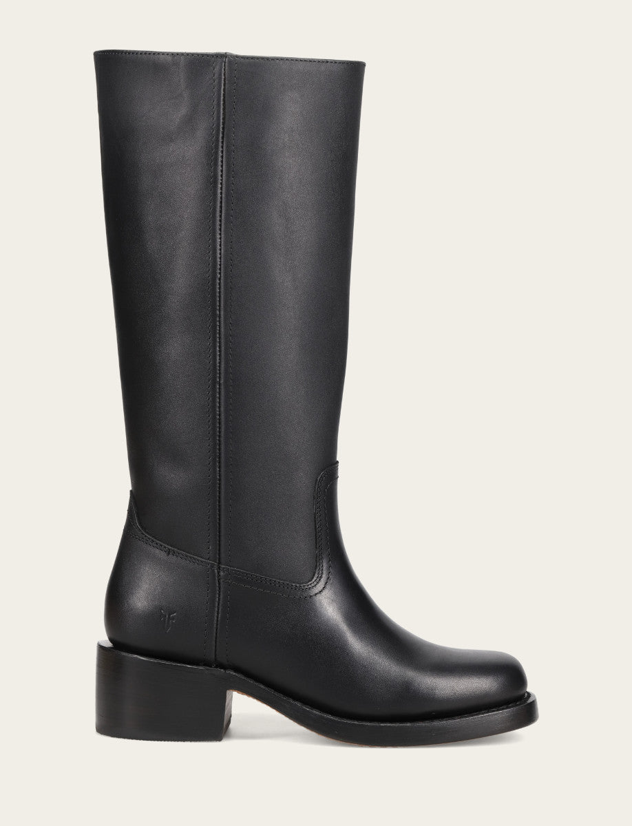 Women's Black Campus 14L Wide Calf Boots