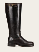 Women's Bourbon Campus Low Heel Tall Riding Wide Calf Boot