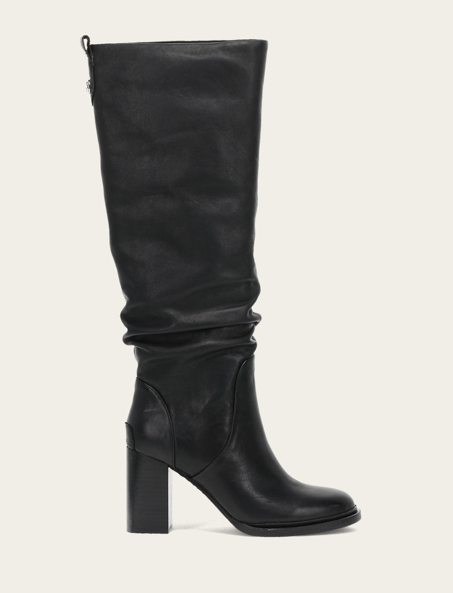 Black Alex Softy Tall Wide Calf Boot