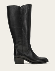 Women's Black Carson 2 Piping Tall Wide Calf Boot