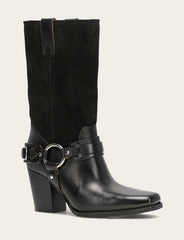 Women's Black Shiloh Harness Belted Boot