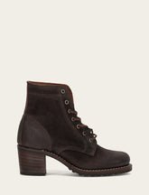 Women's Dark Brown Sabrina 6G Lace Up Boots