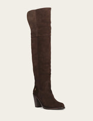 Women's Dark Brown Corinne Over The Knee Boot