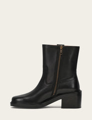 Women's Black Kate Short Inside Zip Boot