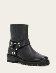 Women's Black Olivia Harness Short Booties