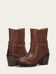 Women's Walnut Rylee Belted Inside Zip Boot