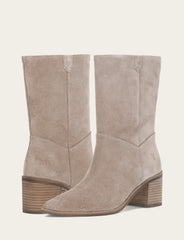 Women's Taupe Sadie Softy Mid Booties