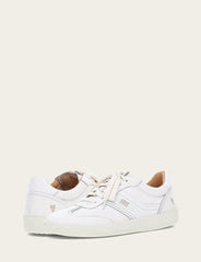 Women's White Milly Low Lace Sneakers