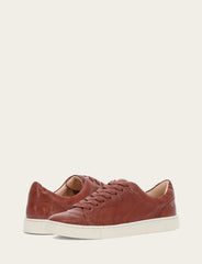 Women's Cognac Ivy Low Lace Sneakers