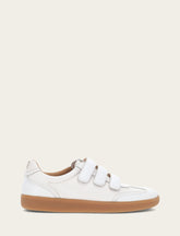 Women's White Milly 3 Strap Sneakers