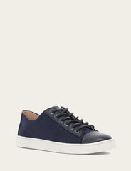Women's Navy Ivy Canvas Low Lace Sneakers