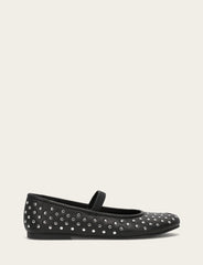 Women's Black Emma Studded Mary Jane Shoe