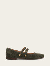 Women's Dark Olive Carson Multi Mary Jane Shoe