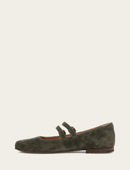 Women's Dark Olive Carson Multi Mary Jane Shoe