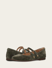 Women's Dark Olive Carson Multi Mary Jane Shoe