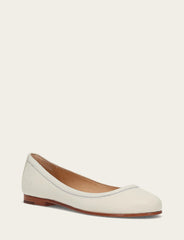 Women's White Carson Ballet Flats