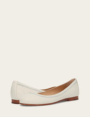 Women's White Carson Ballet Flats