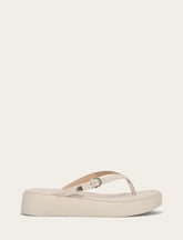 Women's Ivory Maya Buckle Thong Sandals