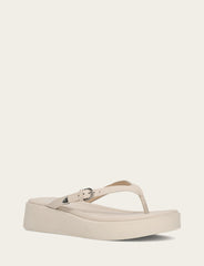 Women's Ivory Maya Buckle Thong Sandals