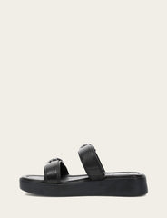 Women's Black Maya Buckle Sandals