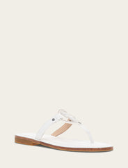 Women's White Taylor Logo Sandals