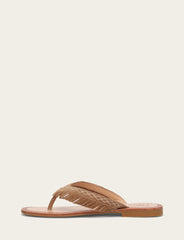 Women's Almond Ava Fringe Sandals