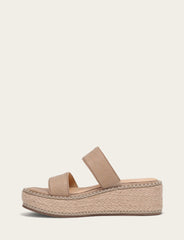 Women's Clay Joy Woodstock 2 Band Platform Slide Sandals