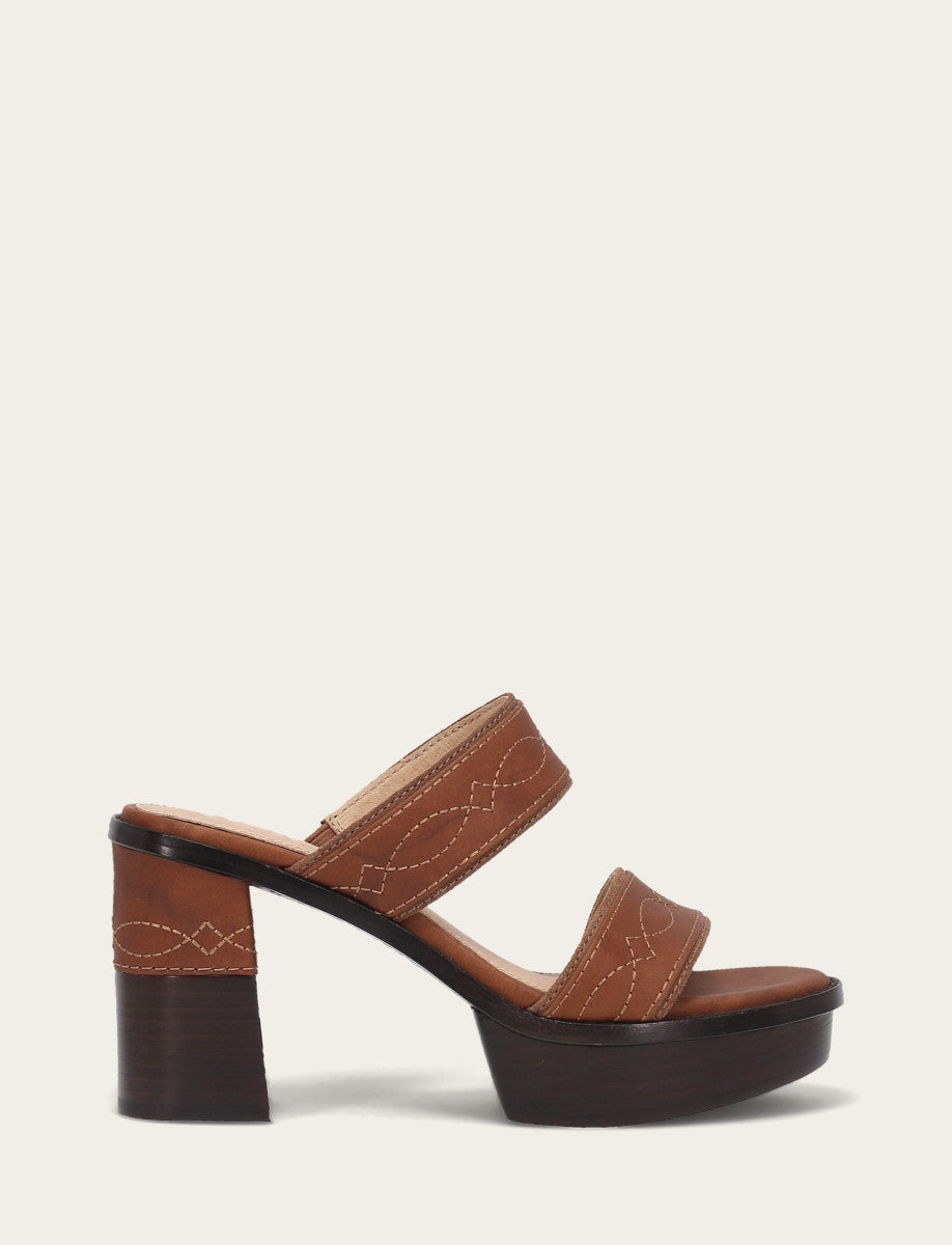 Women's Saddle Pipa Woodstock 2 Band Platform Sandals