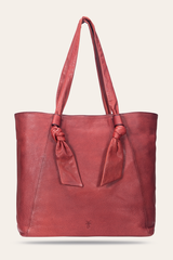 Nora Knotted Tote in Burgundy