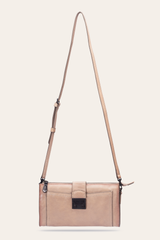 Alex Nude Crossbody Clutch