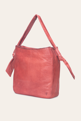 Nora Knotted Hobo in Burgundy