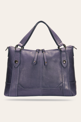 Melissa Eggplant Medium Satchel