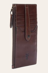 Melissa Dark Brown Snap Card Wallet