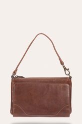 Melissa Convertible Wristlet Wallet in Cognac