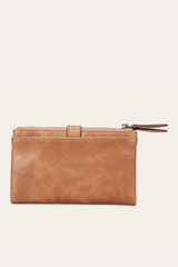 Melissa Beige Double Zip Wallet