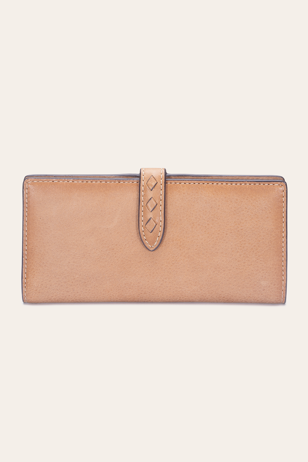 Reed Slim Wallet in Tan