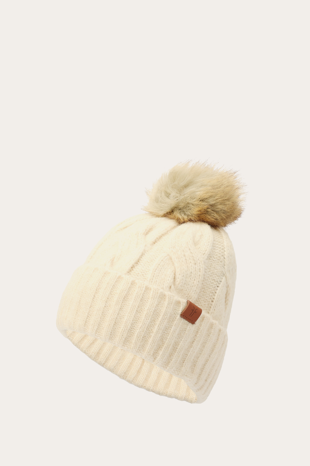 Birch Wide Cable Cuff Hat