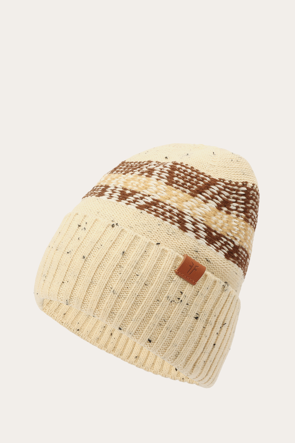 Birch Tweed Fair Isle Cuff Hat