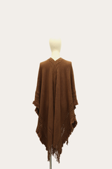 Acorn Embellished Fringe Ruana