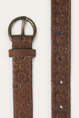 Light Whiskey 20mm Tooling & Stud Belt
