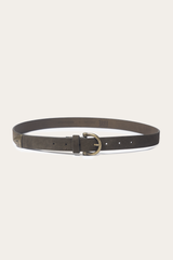 Light Olive 25mm Suede Horseshoe Buckle Belt