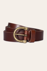 Women’s Tan 25mm Horseshoe Buckle Belt