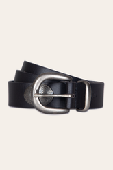 Women’s Black 30mm Concho Belt