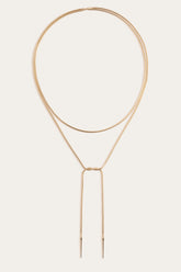 Women’s Lasso Wrap Necklace | Aurate x The Frye Company