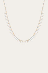 Women’s Marquise Fringe Necklace | Aurate x The Frye Company