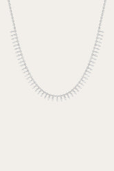 Women’s Marquise Fringe Necklace | Aurate x The Frye Company