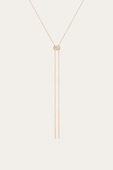 Women’s Lab Grown Diamond Bolo Necklace | Aurate x The Frye Company