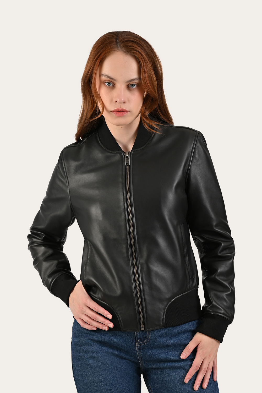 Black Bolton Bomber Jacket