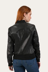 Black Bolton Bomber Jacket