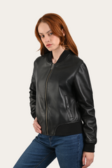 Black Bolton Bomber Jacket